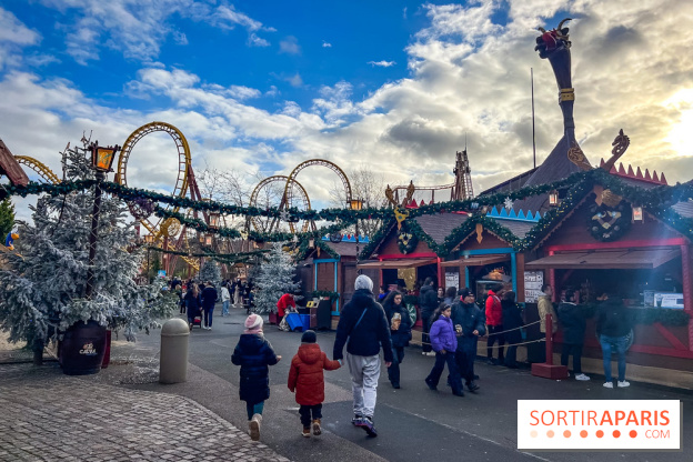 Noël au Parc Astérix 2025, patinoire et marché de Noël