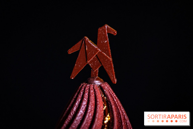 Bûche de Noël Cheval Blanc 2025 : Maxime Frédéric dévoile un sapin exceptionnel - photos