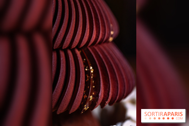 Bûche de Noël Cheval Blanc 2025 : Maxime Frédéric dévoile un sapin exceptionnel - photos