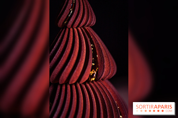 Bûche de Noël Cheval Blanc 2025 : Maxime Frédéric dévoile un sapin exceptionnel - photos