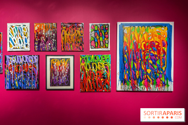 Mini Me : l'exposition de JonOne 100% groovy baby à la galerie Goldshteyn-Saatort - IMG 2323