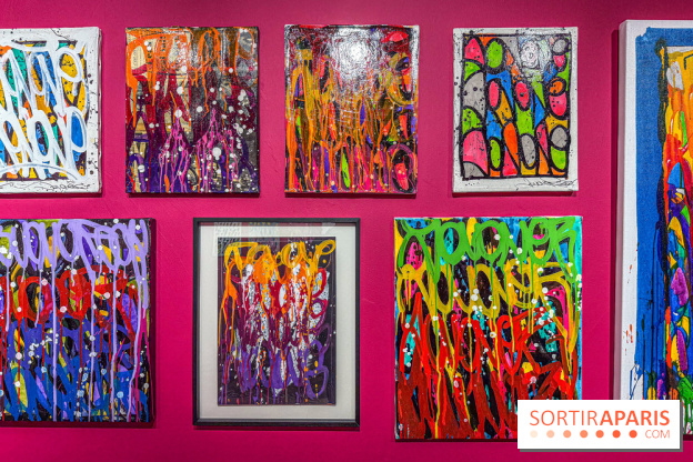 Mini Me : l'exposition de JonOne 100% groovy baby à la galerie Goldshteyn-Saatort - IMG 2325