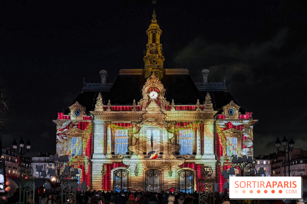Noël 2025 à Levallois-Perret (92) : spectacle son & lumière gratuit sur l'Hôtel de Ville  - IMG 5378