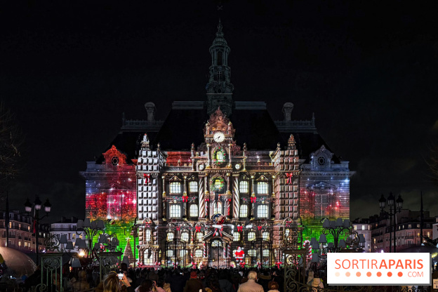 Noël 2025 à Levallois-Perret (92) : spectacle son & lumière gratuit sur l'Hôtel de Ville  - IMG 5384