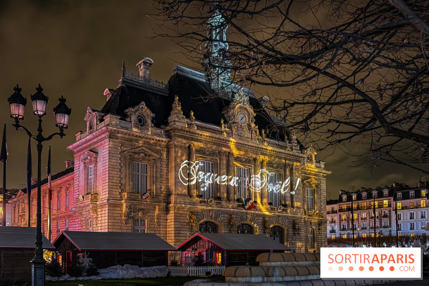 Noël 2025 à Levallois-Perret (92) : spectacle son & lumière gratuit sur l'Hôtel de Ville