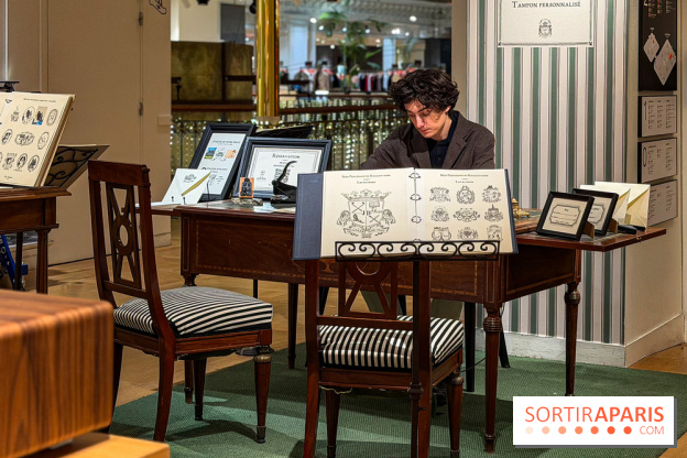 Ex Libris : votre tampon personnalisé et gravé à la main au Bon Marché Rive Gauche pour les fêtes - IMG 3572
