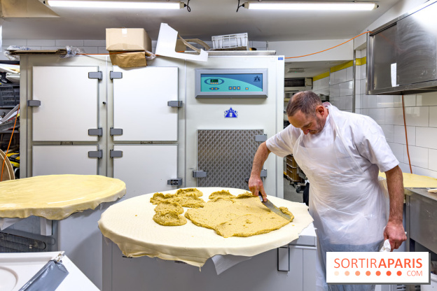 La Galette des Rois 2026 de l'Élysée, fabriquée par la Boulangerie Le Moulin de la Croix Nivert