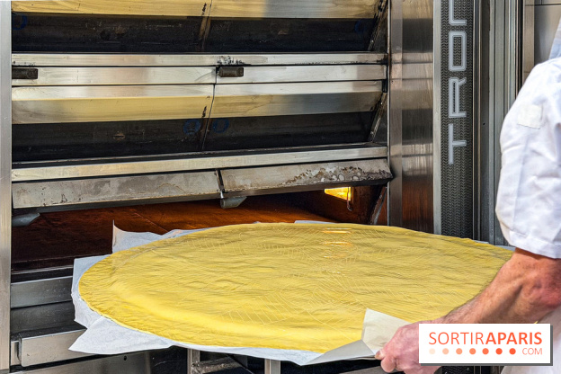 La Galette des Rois 2026 de l'Élysée, fabriquée par la Boulangerie Le Moulin de la Croix Nivert