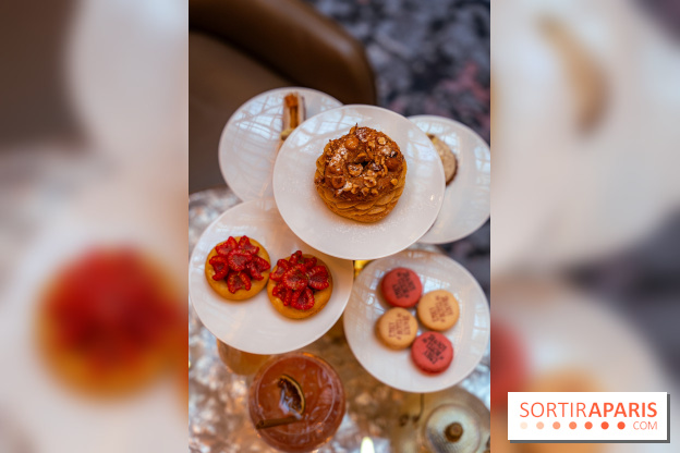 Le tea time Emily in Paris de l'Hôtel du Louvre - A7C04029