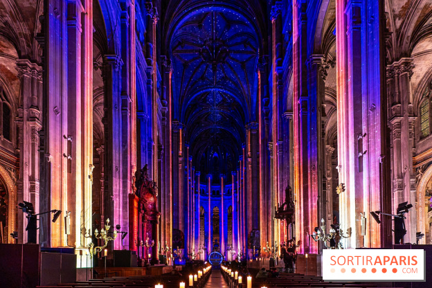 L'Odyssée Céleste à l'église Saint-Eustache à Paris, le nouveau spectacle Luminiscence 