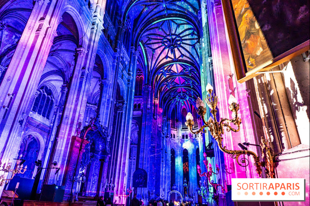 L'Odyssée Céleste à l'église Saint-Eustache à Paris, le nouveau spectacle Luminiscence 