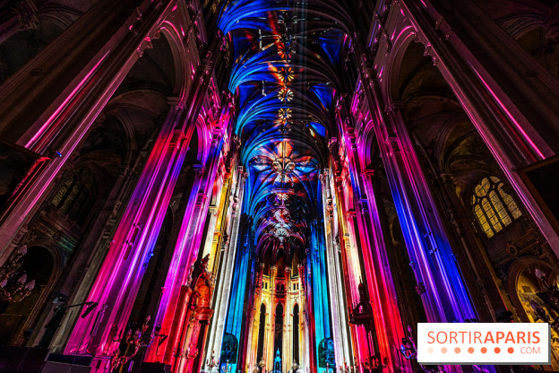 L'Odyssée Céleste à l'église Saint-Eustache à Paris, le nouveau spectacle Luminiscence 