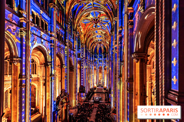 L'Odyssée Céleste à l'église Saint-Eustache à Paris, le nouveau spectacle Luminiscence