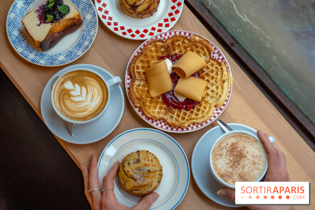 Bonne Montmartre, le coffee shop Norvégien Paris 18e - gaufre