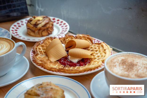 Bonne Montmartre, le coffee shop Norvégien Paris 18e - gaufre