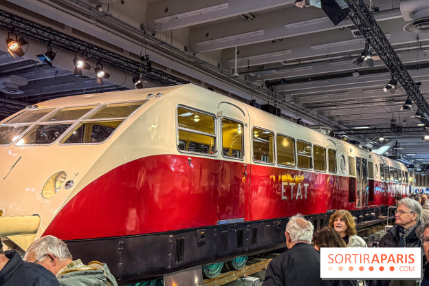 Salon Rétromobile 2026 à Paris - train Bugatti