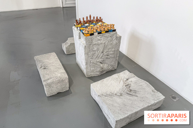 Exposition Un Siècle d'Echecs à la Galerie Perrotin