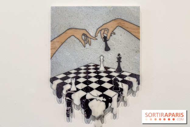 Exposition Un Siècle d'Echecs à la Galerie Perrotin - IMG 3434