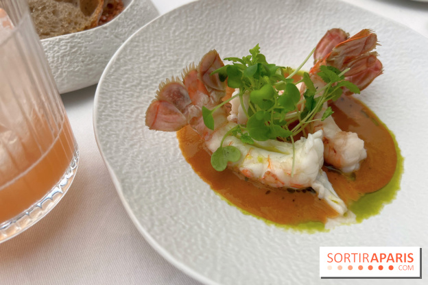 La Véranda, La Réserve Hôtel & Spa - Langoustines pochées