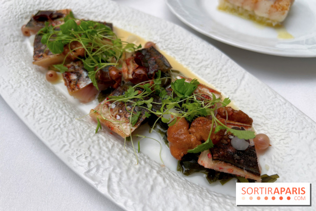 La Véranda, La Réserve Hôtel & Spa - Maquereau à la flamme