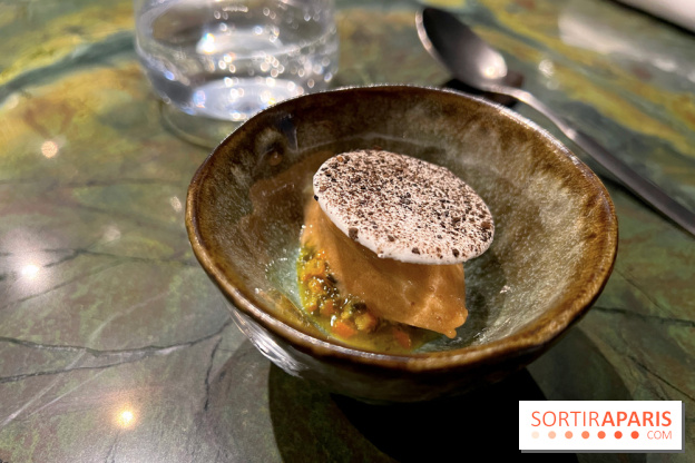 Mantra - Confiture clémentine algues, glace tamarin, citron noir