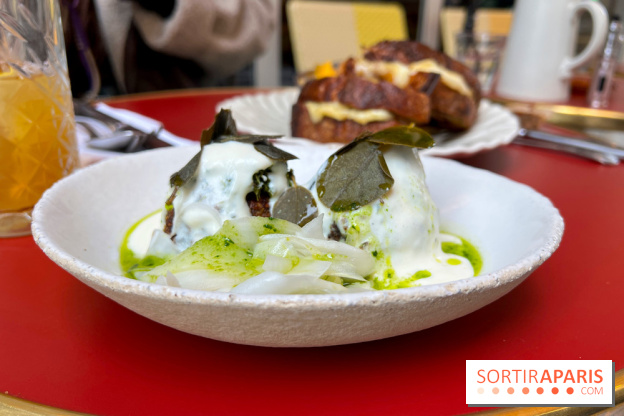 Chez Carrie - Polpette de courge, shiitake, ricotta fumée