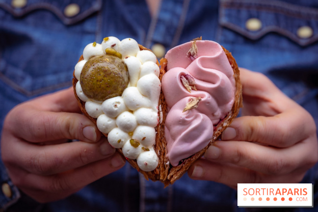 Saint-Valentin 2026 : les cœurs pâtissiers de Maison Aleph - photos - demi coeur