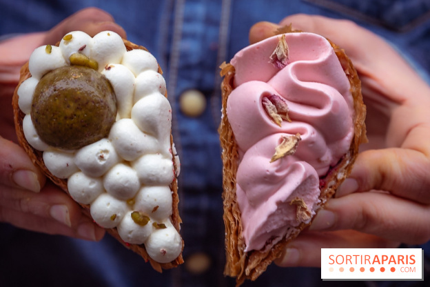 Saint-Valentin 2026 : les cœurs pâtissiers de Maison Aleph - photos - demi coeur