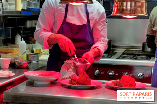 L'Arrêt by The Grey - Cuisine ouverte