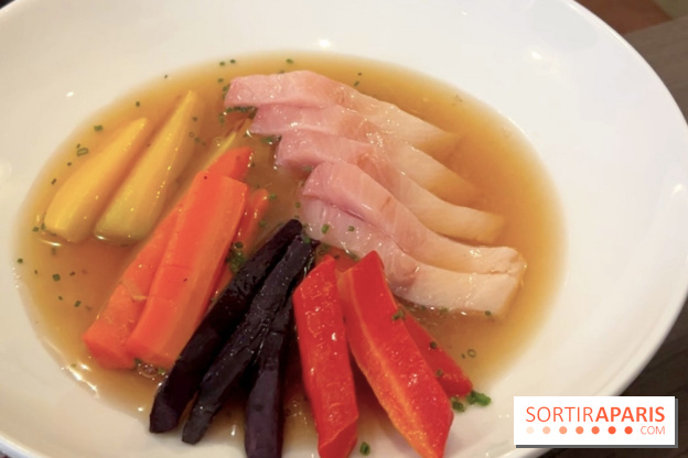 L'Arrêt by The Grey - Sashimi sériole bouillon