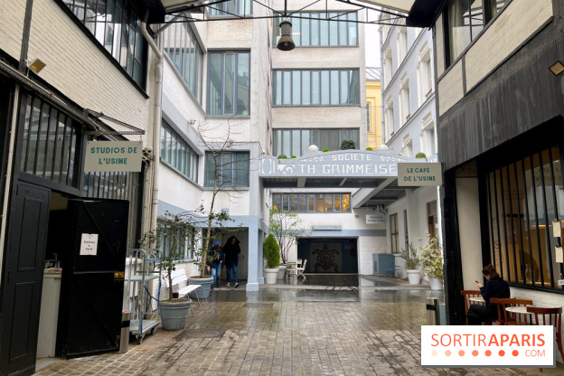 Café de l'Usine - Devanture cour intérieure