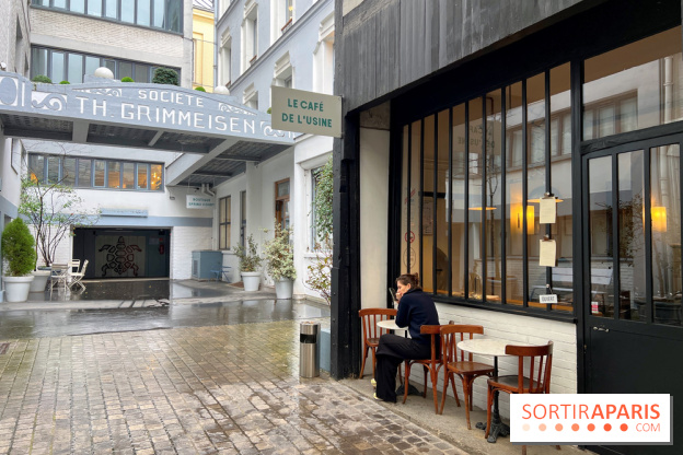 Café de l'Usine - Devanture cour intérieure