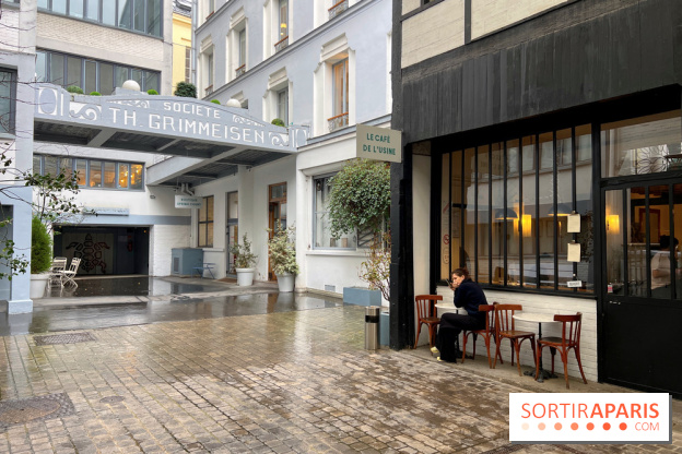 Café de l'Usine - Devanture cour intérieure