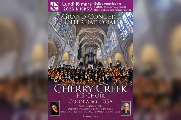 Grand Concert de Chant Choral à l'Eglise Américaine de Paris