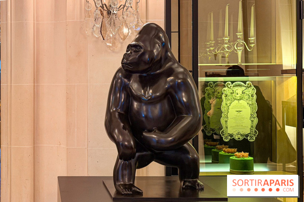 Exposition gratuite au Plaza Athénée : le bestiaire de Michel Bassompierre s'invite au palace - IMG 3885