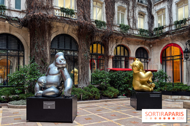 Exposition gratuite au Plaza Athénée : le bestiaire de Michel Bassompierre s'invite au palace - IMG 3910