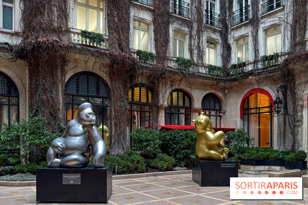 Exposition gratuite au Plaza Athénée : le bestiaire de Michel Bassompierre s'invite au palace - IMG 3915