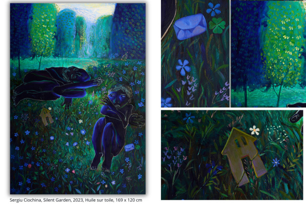 À Paris, Yoyo Maeght dévoile son nouveau coup de cœur artistique : le peintre Sergiu Ciochina. 