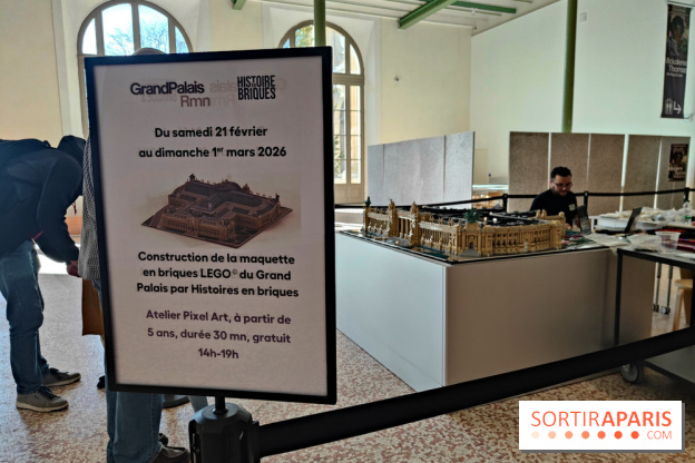 Insolite : assistez au montage en live d'une maquette LEGO du Grand Palais