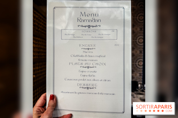 Gamra, le restaurant marocain Paris 17e - menu ramadan - ftour, iftar