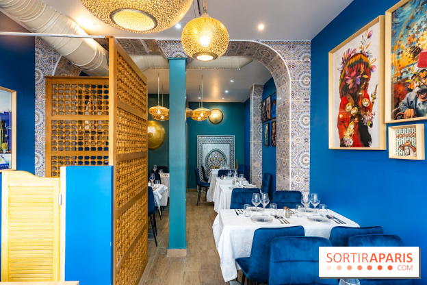 Gamra, le restaurant marocain Paris 17e - salle