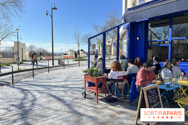 Moncœur Belleville - Terrasse vue Paris