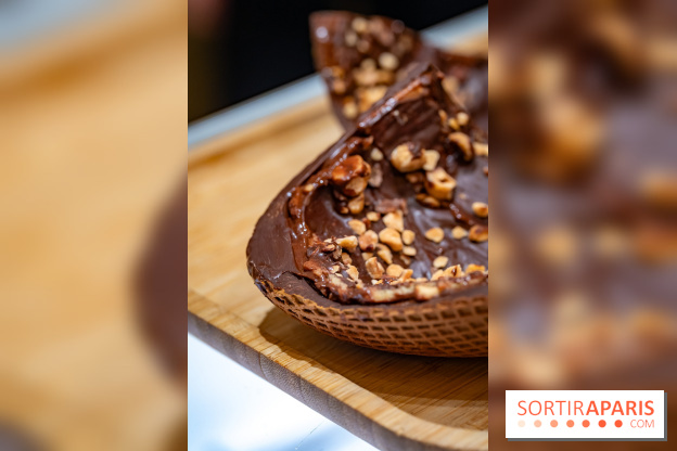 L'oeuf de Pâques gaufrette et chocolats du Ritz Paris le Comptoir