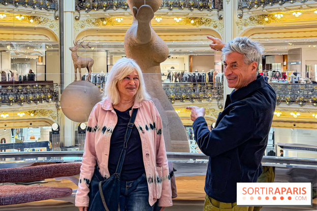 Pour Toujours, exposition de Maurizio Catelan aux Galeries Lafayette
