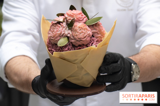 L'Oeuf de Pâques floral du Mandarin Lutetia Paris 2026 par Nicolas Guercio - photos