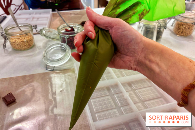 Atelier fabrication de tablettes Mon Jardin Chocolaté