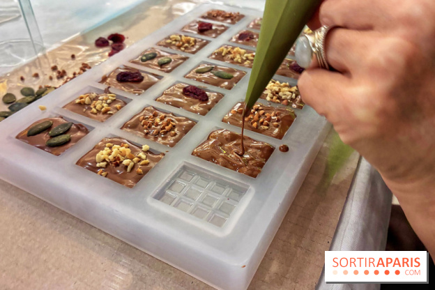Atelier fabrication de tablettes Mon Jardin Chocolaté