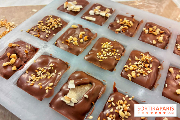 Atelier fabrication de tablettes Mon Jardin Chocolaté