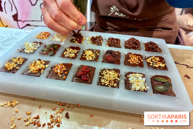 Atelier fabrication de tablettes Mon Jardin Chocolaté