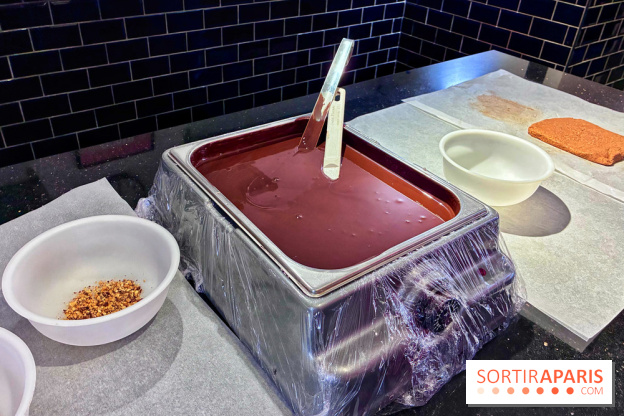 Atelier rocher praliné Edwart Chocolatier